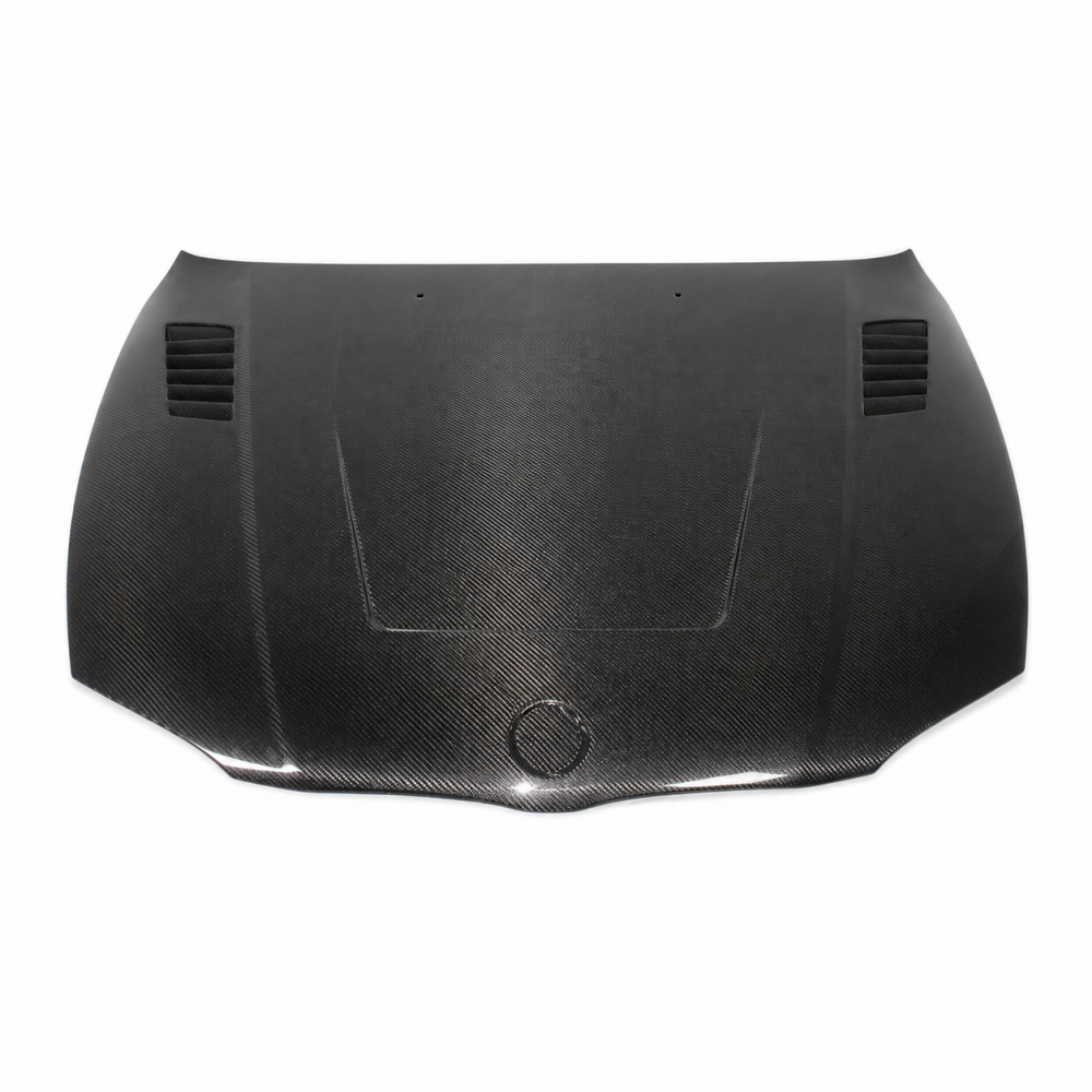 2011-2012 BMW 1M V Style Carbon Fiber Hood | E82/E88 - Front Hood